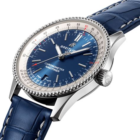 breitling navitimer 38mm blue|Breitling Navitimer automatic 38.